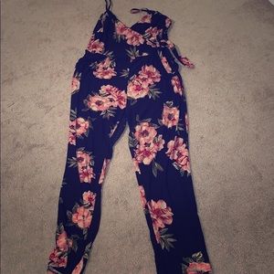 Flowered jumpsuit